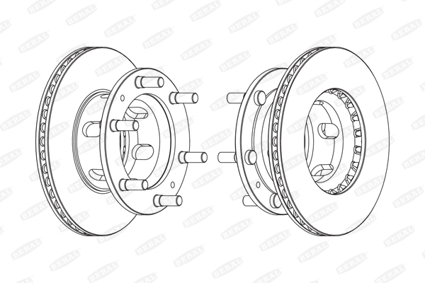 BERAL Első féktárcsa BCR108A_BERAL