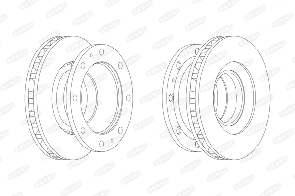 BERAL Első féktárcsa BCR110A_BERAL