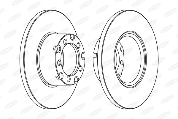 BERAL Első féktárcsa BCR116A_BERAL