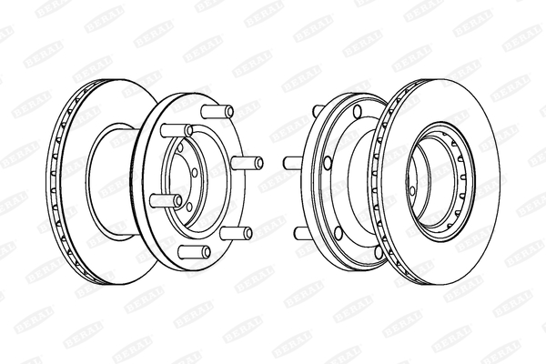BERAL Első féktárcsa BCR133A_BERAL