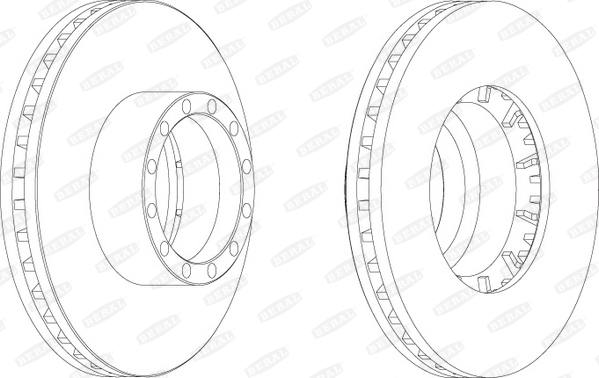 BERAL Első féktárcsa BCR155A_BERAL