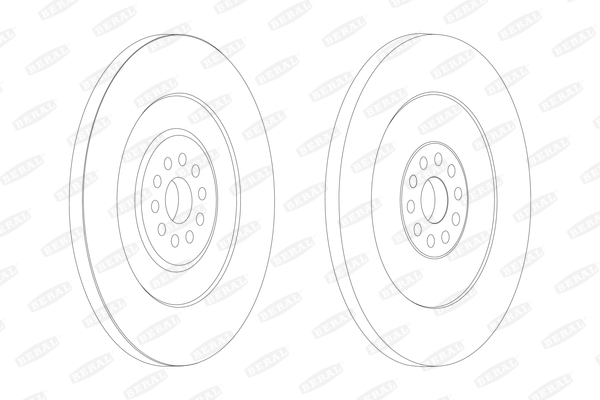 BERAL Első féktárcsa BCR156A_BERAL