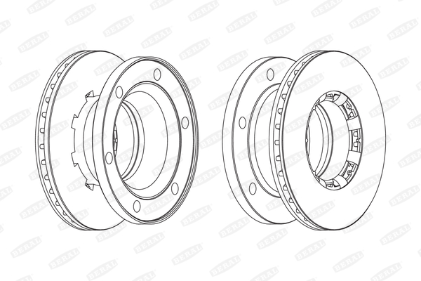 BERAL Első féktárcsa BCR175A_BERAL