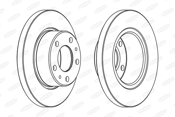 BERAL Első féktárcsa BCR194A_BERAL
