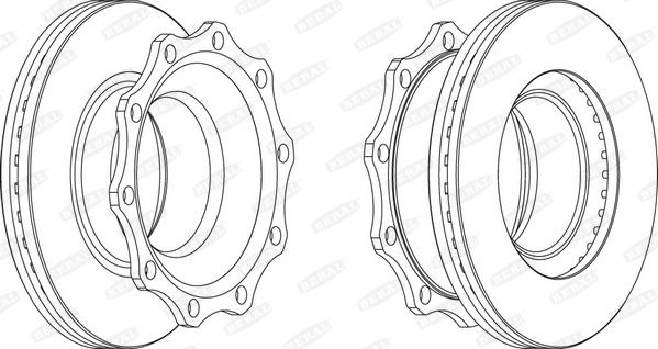 BERAL Első féktárcsa BCR203A_BERAL
