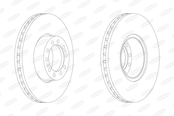 BERAL Első féktárcsa BCR244A_BERAL