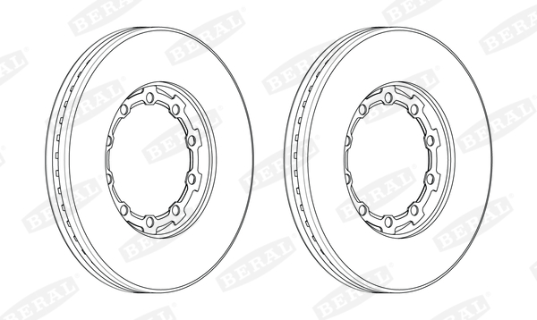 BERAL Féktárcsa, mind BCR270A_BERAL