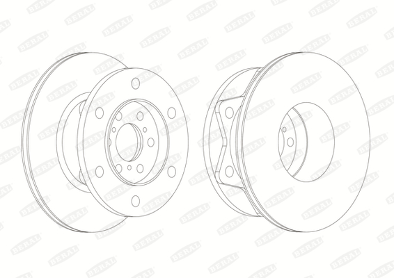 BERAL Első féktárcsa BCR274A_BERAL