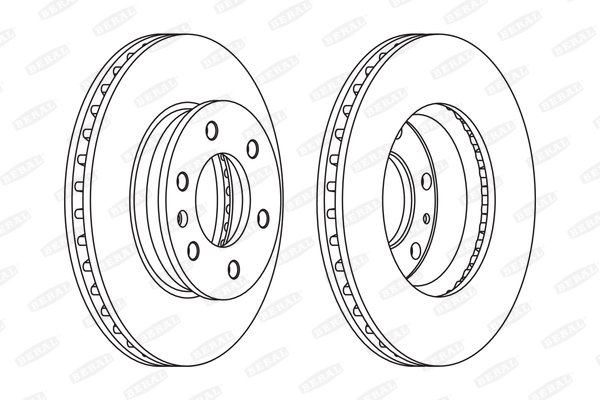 BERAL Első féktárcsa BCR310A_BERAL