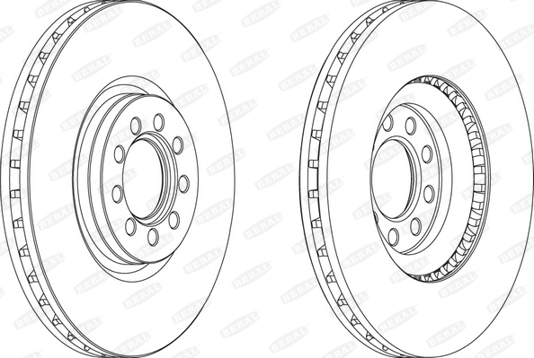 BERAL Első féktárcsa BCR317A_BERAL