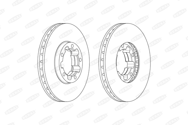 BERAL Féktárcsa, mind BCR326A_BERAL
