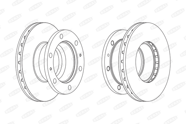 BERAL Első féktárcsa BCR338A_BERAL