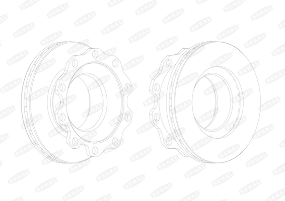 BERAL Féktárcsa, mind BCR362A_BERAL