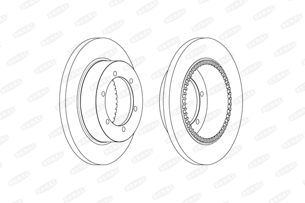 BERAL Féktárcsa, mind BCR369A_BERAL
