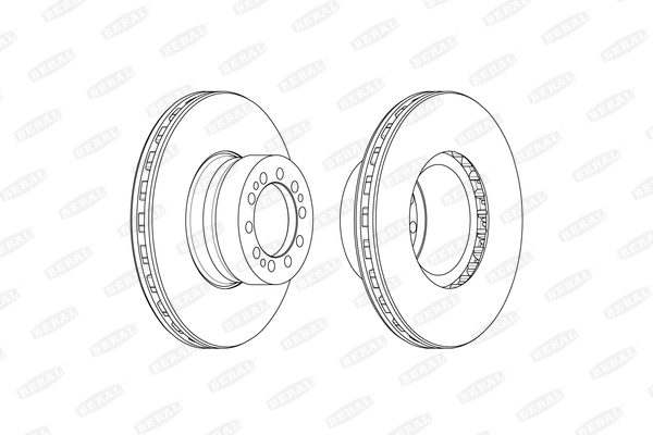BERAL Féktárcsa, mind BCR376A_BERAL