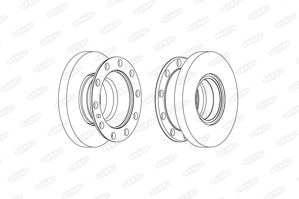 BERAL Féktárcsa, mind BCR377A_BERAL