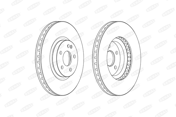 BERAL Első féktárcsa BCR379A_BERAL