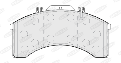 BERAL Fékbetét, mind BCV29011T_BERAL