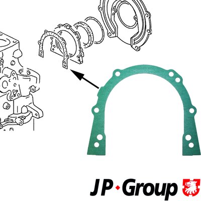 JP GROUP Tömítés, forgattyúsház fedél 1119100100_JPG