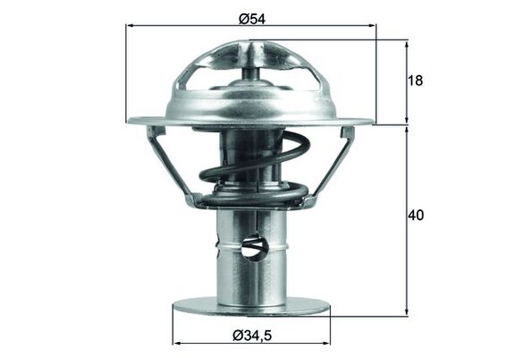 MAHLE Termosztát TX18086D_MAHLE