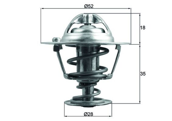 MAHLE Termosztát TX18478D_MAHLE