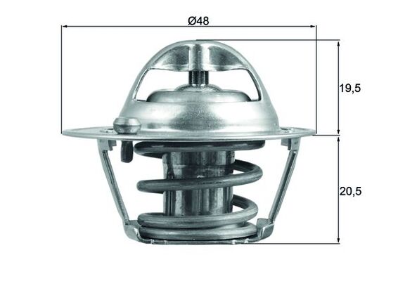 MAHLE Termosztát TX20482D_MAHLE