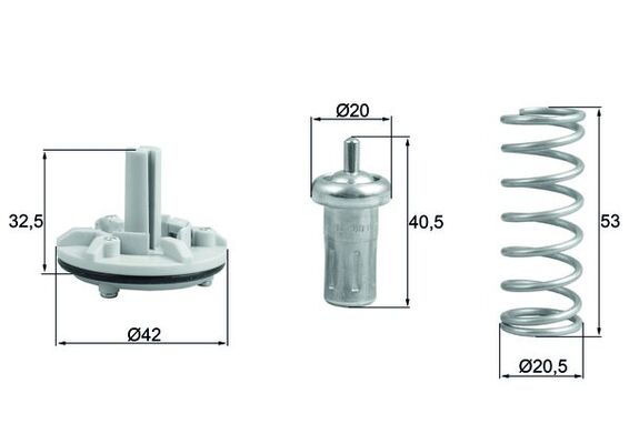 MAHLE Termosztát TX18380D_MAHLE