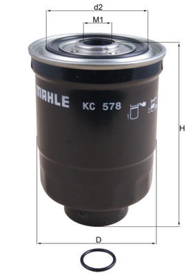 MAHLE Üzemanyagszűrő KC578D_MAHLE