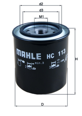 MAHLE Szűrő, automataváltó HC113_MAHLE