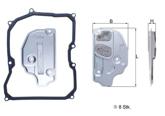 MAHLE Szűrő, automataváltó HX150KIT_MAHLE