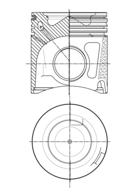 MAHLE Dugattyú 007PI00147000_MAHLE