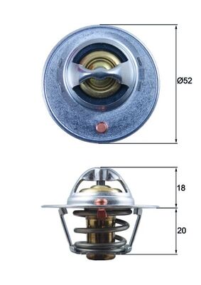 MAHLE Termosztát TX18582D_MAHLE