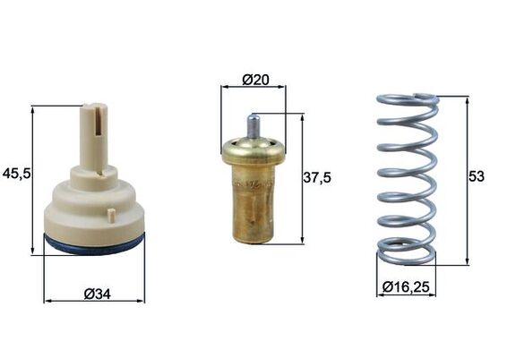 MAHLE Termosztát TX18195D_MAHLE