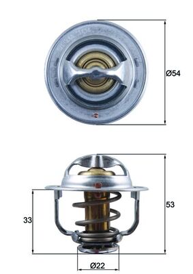 MAHLE Termosztát TX17989D_MAHLE