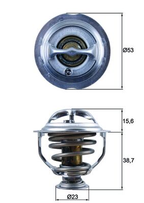 MAHLE Termosztát TX12395D_MAHLE