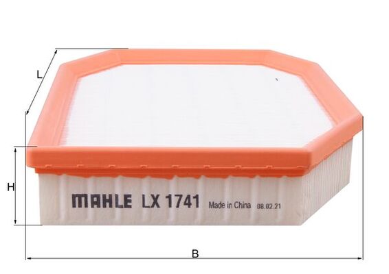 MAHLE Levegőszűrő LX1741_MAHLE