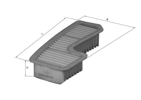 MAHLE LX1936_MAHLE Levegőszűrő