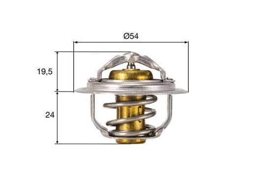 MAHLE Termosztát+O gyűrű TX21282D_MAHLE