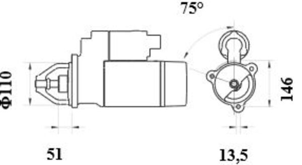 MAHLE Önindító MS462_MAHLE