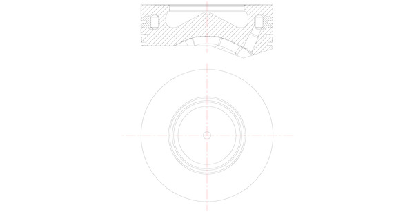 MAHLE Dugattyú 028PI00129002_MAHLE