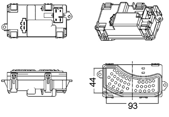 MAHLE Fűtéskapcsoló ABR5000S_MAHLE