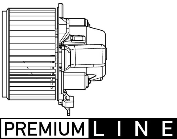 MAHLE Ventilátor, utastér AB108000P_MAHLE