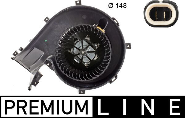 MAHLE Ventilátor, utastér AB163000P_MAHLE