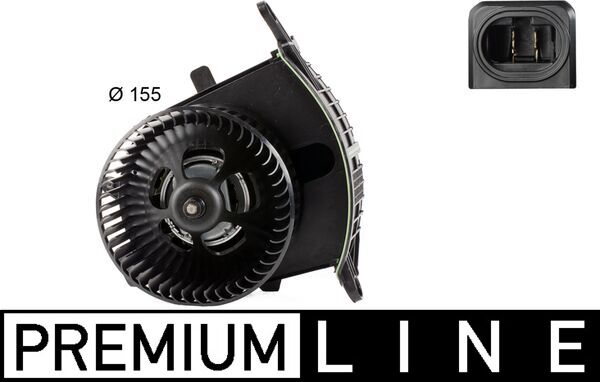 MAHLE Ventilátor, utastér AB167000P_MAHLE