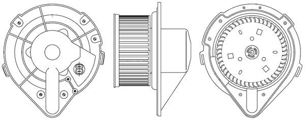 MAHLE Ventilátor, utastér AB172000S_MAHLE