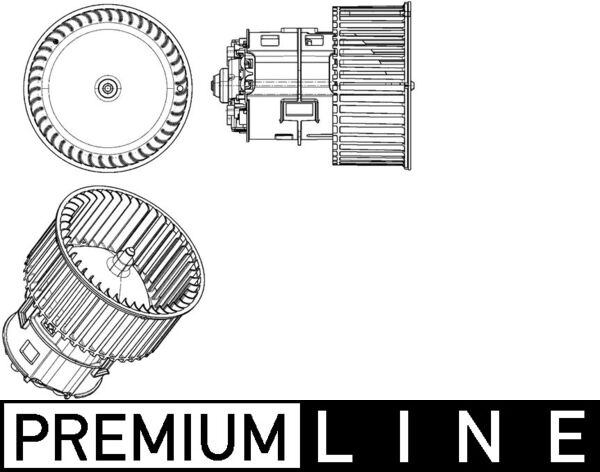 MAHLE Ventilátor, utastér AB182000P_MAHLE