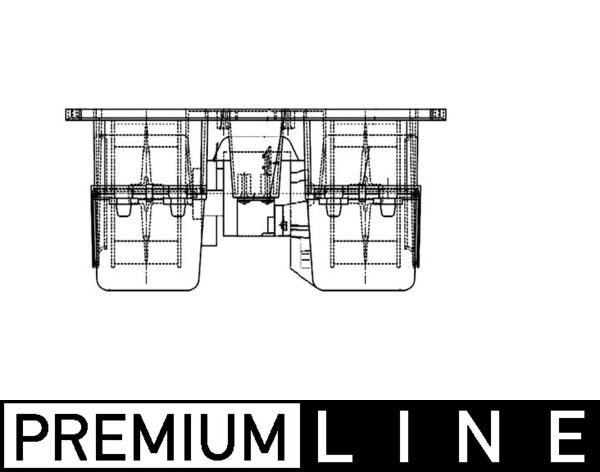 MAHLE Ventilátor, utastér AB31000P_MAHLE