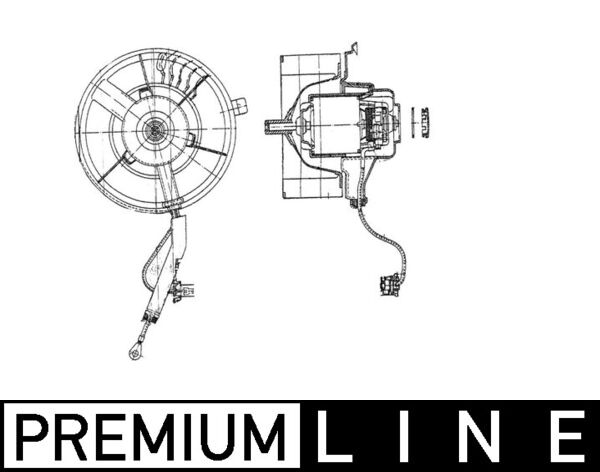 MAHLE Ventilátor, utastér AB37000P_MAHLE