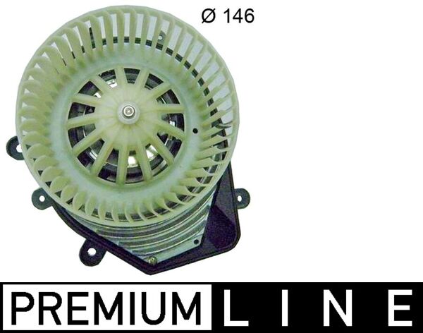 MAHLE Ventilátor, utastér AB52000P_MAHLE