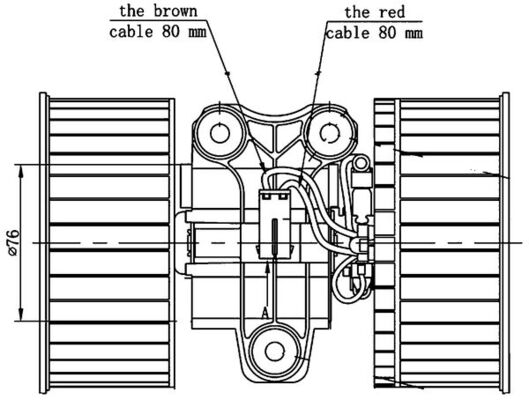 MAHLE Ventilátor, utastér AB81000S_MAHLE